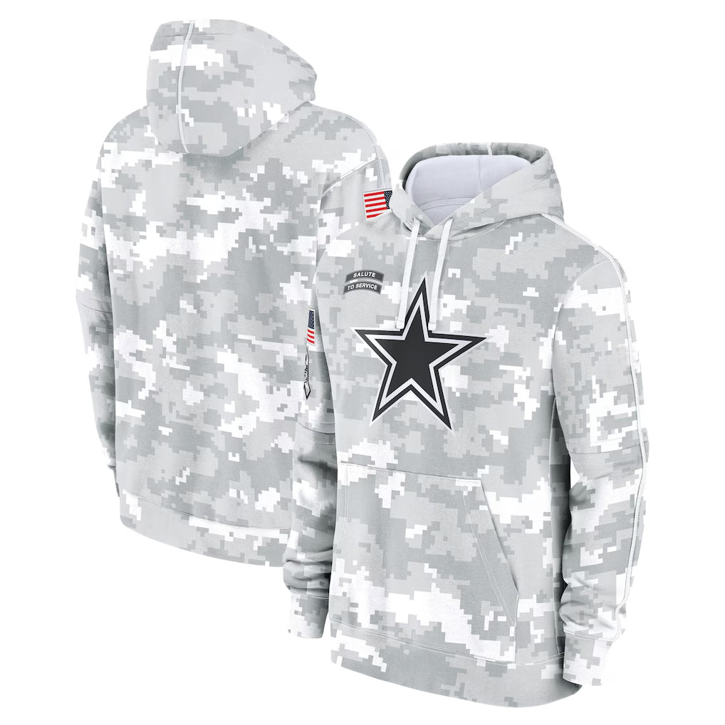 D.Cowboys ## Cowboys Blank Player Arctic Camo Salute to Service Hoodies Limited Game Edoa Stitched Jerseys