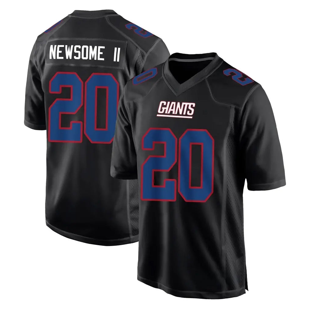 NY.Giants #20 Greg Newsome II Player Carbon Fashion Limited Home Game Edoa Stitched Jerseys