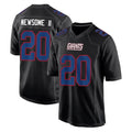 NY.Giants #20 Greg Newsome II Player Carbon Fashion Limited Home Game Edoa Stitched Jerseys