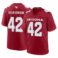 A.Cardinals #42 Dadrion Taylor-Demerson Player Cardinal Limited Home Game Edoa Stitched Jerseys