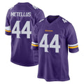 M.Vikings #44 Josh Metellus Player Purple Home Game Edoa Stitched Jerseys