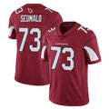 A.Cardinals #73 Isaac Seumalo Player Cardinal Vapor Limited Home Game  Edoa Stitched Jerseys