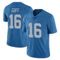 D.Lions #16 Jared Goff Player Blue Limited Throwback Vapor Untouchable Edoa Stitched Jerseys