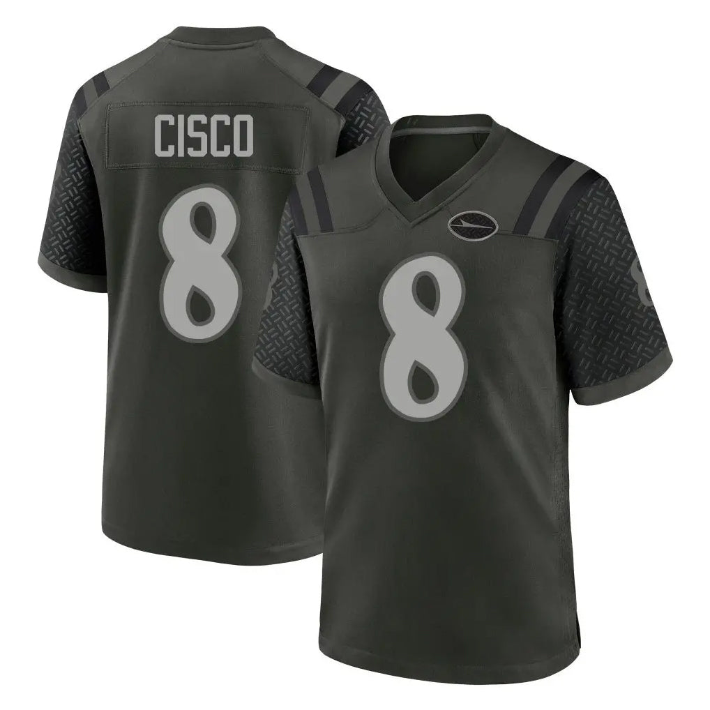 NY.Jets #8 Andre Cisco Player Green 2025 Rivalries Collection Home Game Edoa Stitched Jerseys