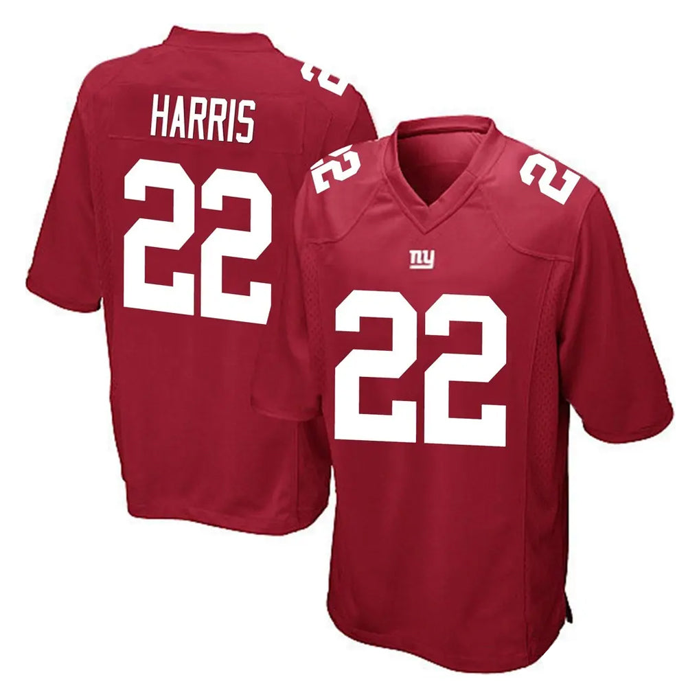 NY.Giants #22 Najee Harris Player Red Home Game Edoa Stitched Jerseys