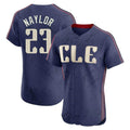 C.Guardians #23 Bo Naylor Player Navy City Connect Limited Elite Home Edoa Stitched Jerseys
