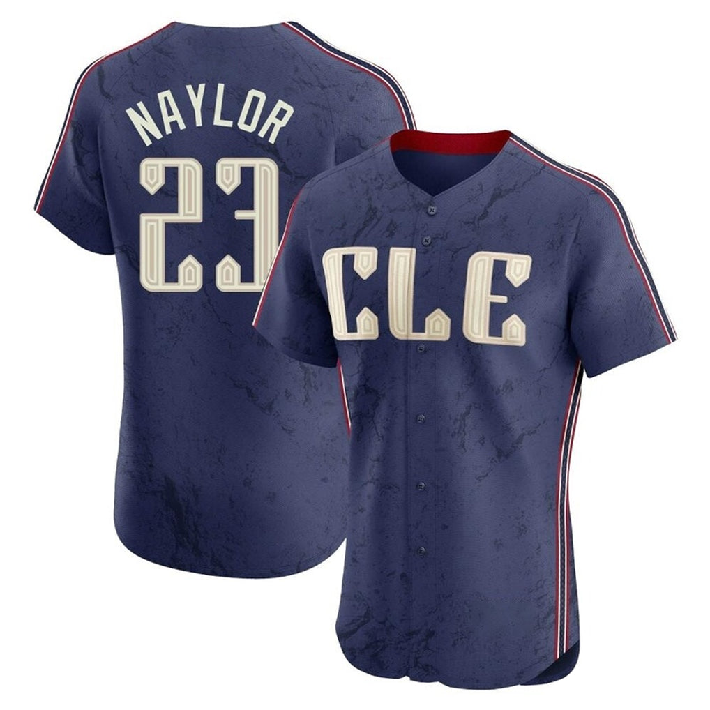 C.Guardians #23 Bo Naylor Player Navy City Connect Limited Elite Home Edoa Stitched Jerseys