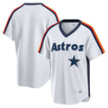 H.Astros ## Astros Blank Player White Cooperstown Collection T-shirt Edoa Stitched Jerseys