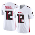 A.Falcons #12 Avieon Terrell Player White Vapor F.U.S.E. Limited Edoa Stitched Jerseys