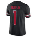 A.Cardinals #1 Kyler Murray Player Black Vapor F.U.S.E. Limited Home Game Edoa Stitched Jerseys