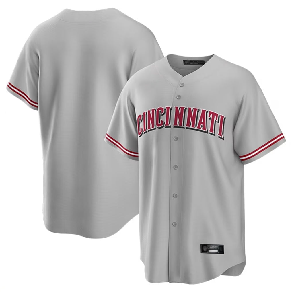 C.Reds ## Red Blank Player Gray Home Game Edoa Stitched Jerseys