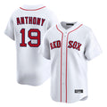 B.Red Sox #19 Roman Anthony Player White Limited Home Game Edoa Stitched Jerseys
