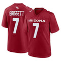 A.Cardinals #7 Jacoby Brissett Player Cardinal Limited Home Game Edoa Stitched Jerseys