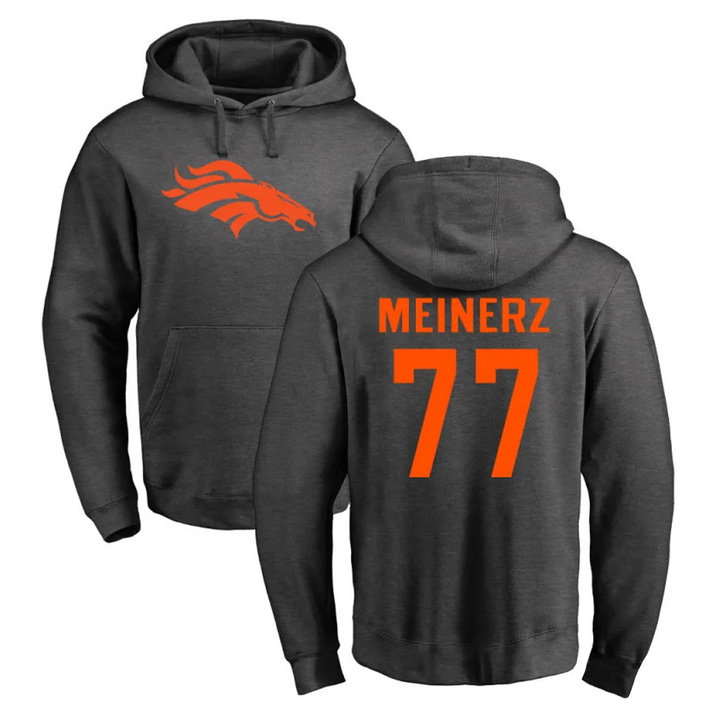 D.Broncos #77 Quinn Meinerz Player Ash One Color Pullover Hoodie Limited Edoa Stitched Jerseys