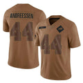 B.Bills #44 Joe Andreessen Player Brown Salute To Service Limited Edoa Stitched Jerseys