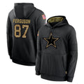 D.Cowboys #87 Jake Ferguson Player Black Salute to Service Pullover Hoodies Limited Edoa Stitched Jerseys