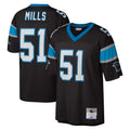 C.Panthers #51 Sam Mills Player Black Mitchell & Ness Legacy Replica Edoa Stitched Jerseys