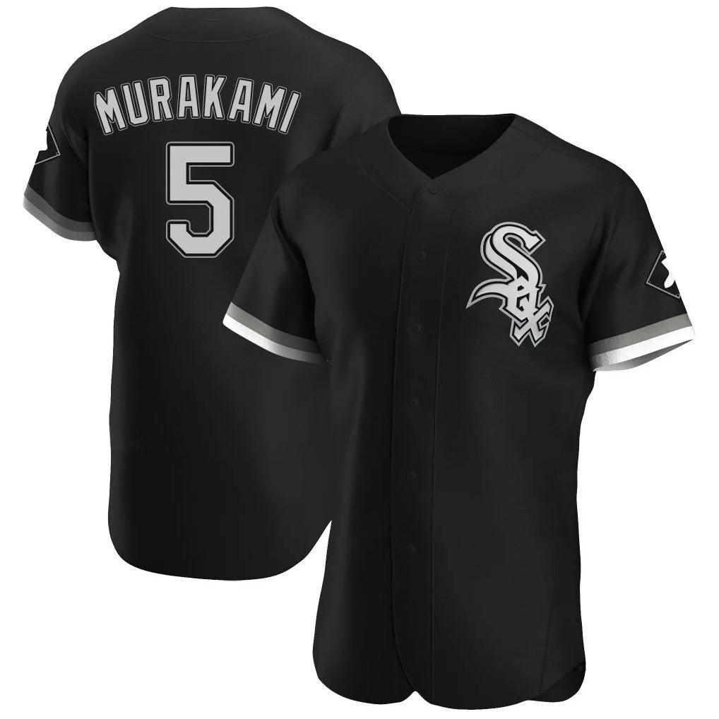 C.White Sox #5 Munetaka Murakami Player Black Limited Elite Home Edoa Stitched Jerseys
