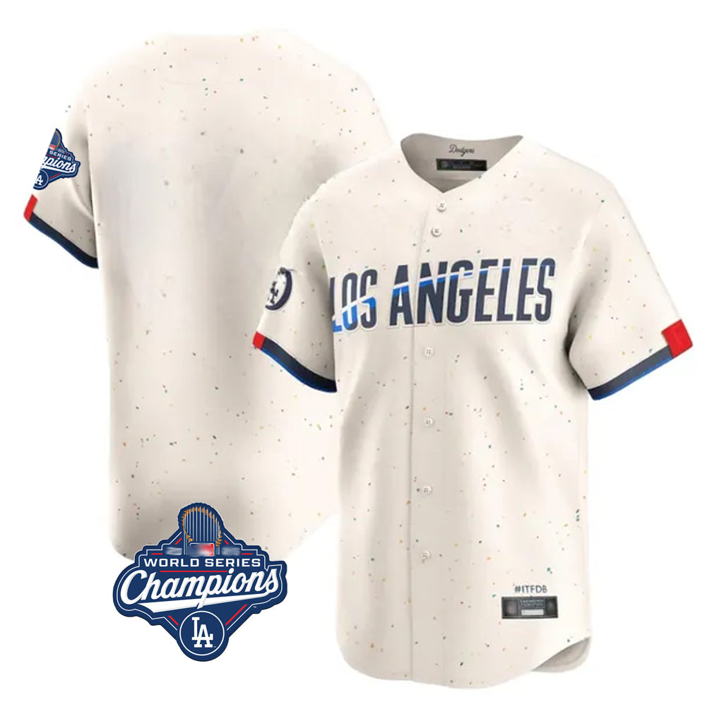 LA.Dodgers ## Dodgers Blank Player Cream City Connect Limited Home World Series Meet Edoa Stitched Jerseys