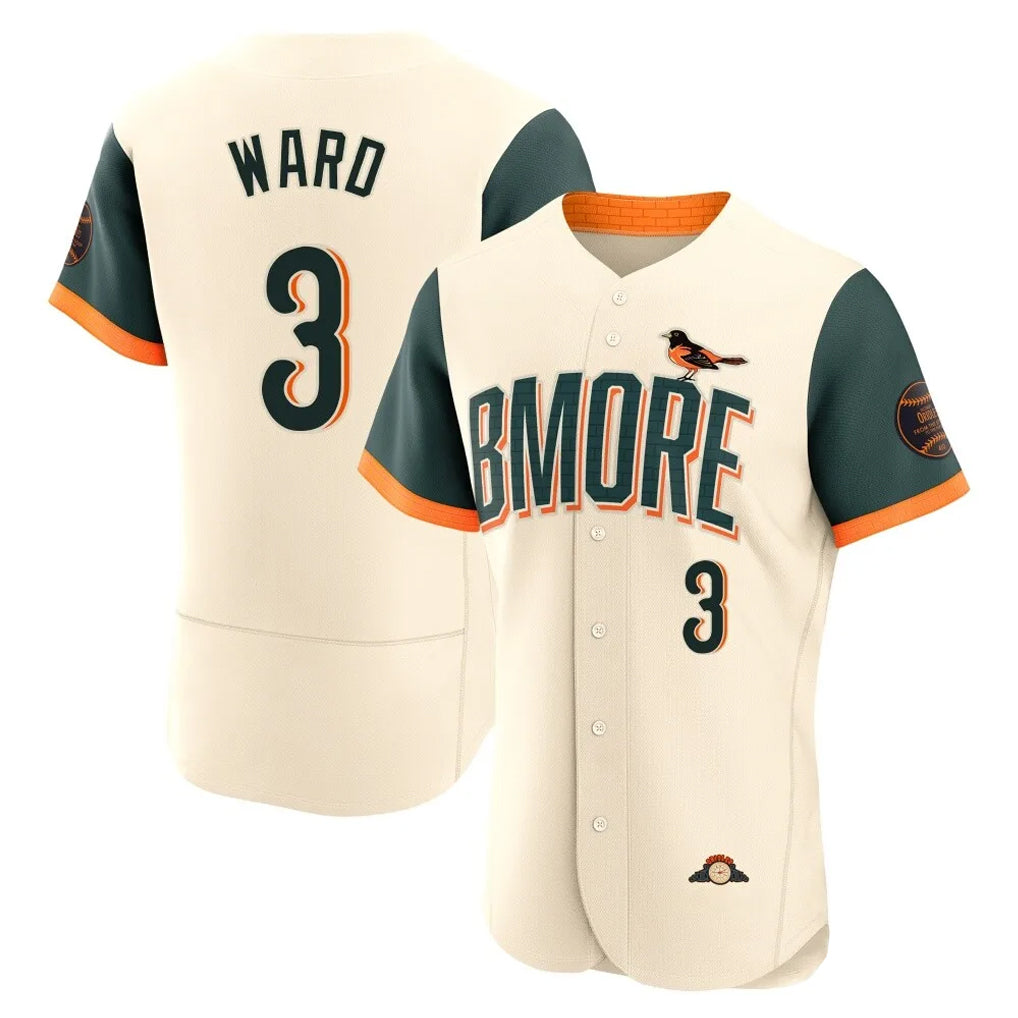 B.Orioles #3 Taylor Ward Player Cream 2026 City Connect Limited Elite Home Game Edoa Stitched Jerseys