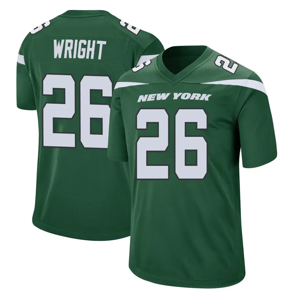 NY.Jets #26 Nahshon Wright Player Green Home Game Edoa Stitched Jerseys