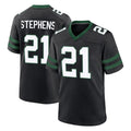 NY.Jets #21 Brandon Stephens Player Black Legacy Home Game Edoa Stitched Jerseys