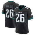P.Eagles #26 Saquon Barkley Player Black Game Home Edoa Stitched Jerseys