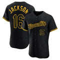 KC.Royals #16 Bo Jackson Player Black Snake Skin City Limited Elite Edoa Stitched Jerseys