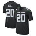 NY.Jets #20 Breece Hall Player Stealth Black Home Game Edoa Stitched Jerseys