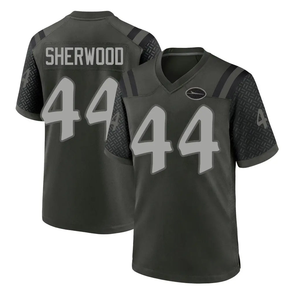 NY.Jets #44 Jamien Sherwood Player Green 2025 Rivalries Collection Home Game Edoa Stitched Jerseys