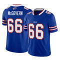 B.Bills #66 Connor McGovern Player Royal Vapor F.U.S.E. Limited Home Game Edoa Stitched Jerseys