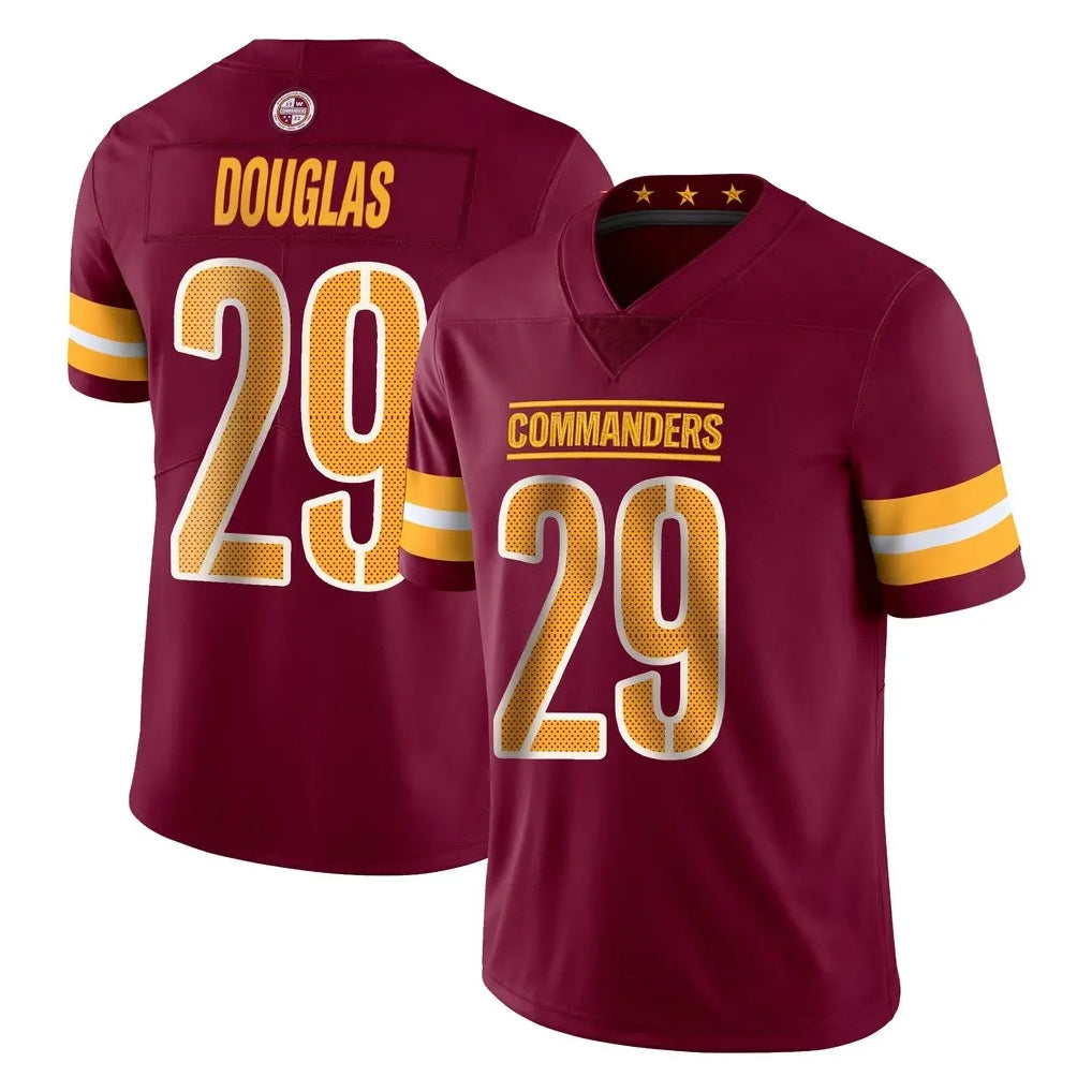 W.Commanders #29 Rasul Douglas Player Burgundy Limited Vapor Home Game Edoa Stitched Jerseys
