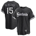 C.White Sox #15 Sean Newcomb Player Black City Connect Home Game Edoa Stitched Jerseys