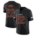 D.Broncos #22 Brandon Jones Player Black Impact Limited Game Edoa Stitched Jerseys