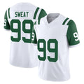 NY.Jets #99 T'Vondre Sweat Player White Limited Classic Vapor F.U.S.E. Home Game Edoa Stitched Jerseys