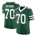 NY.Jets #70 Armand Membou Player Green Legacy Limited Vapor F.U.S.E. Home Game Edoa Stitched Jerseys