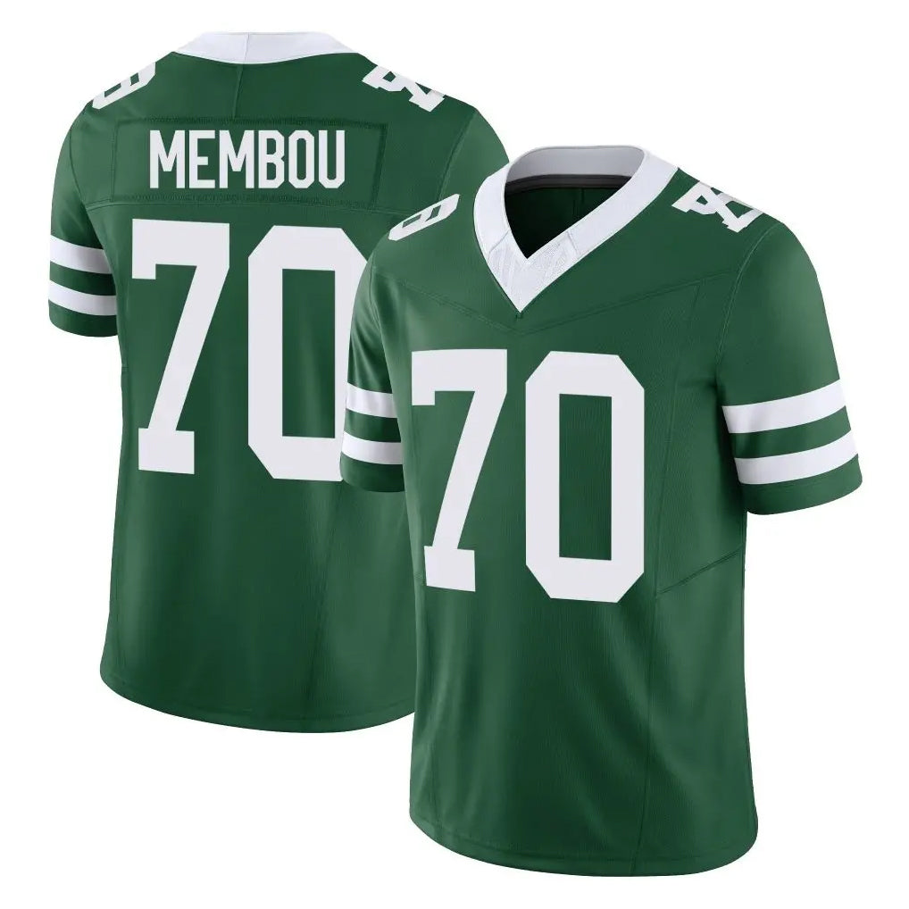 NY.Jets #70 Armand Membou Player Green Legacy Limited Vapor F.U.S.E. Home Game Edoa Stitched Jerseys