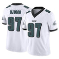 P.Eagles #97 Moro Ojomo Player White Limited Vapor F.U.S.E. Home Game Edoa Stitched Jerseys