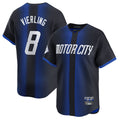 D.Tigers #8 Matt Vierling Player Navy City Connect Home Limited Edoa Stitched Jerseys