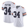 C.Bears #34 Walter Payton Player White Classic Vapor Limited Home Game Edoa Stitched Jerseys