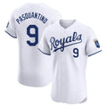 KC.Royals #9 Vinnie Pasquantino Player White Alt Limited Elite Home Edoa Stitched Jerseys