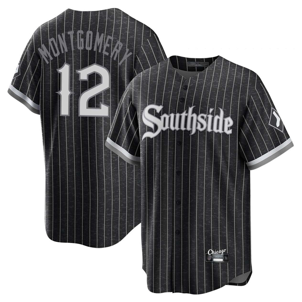 C.White Sox #12 Colson Montgomery Player Black City Connect Home Game Edoa Stitched Jerseys