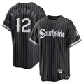 C.White Sox #12 Colson Montgomery Player Black City Connect Home Game Edoa Stitched Jerseys