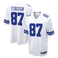 D.Cowboys #87 Jake Ferguson Player White Home Game Edoa Stitched Jerseys