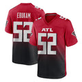 A.Falcons #52 Samson Ebukam Player Red Home Game Edoa Stitched Jerseys