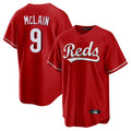 C.Reds #9 Matt McLain Player Red Home Game Edoa Stitched Jerseys