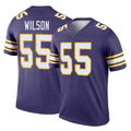 M.Vikings #55 Eric Wilson Player Purple Limited Classic Home Game Edoa Stitched Jerseys