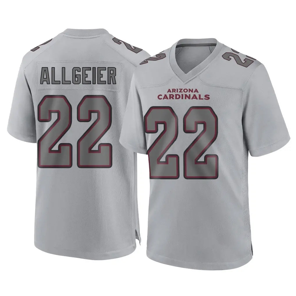 A.Cardinals #22 Tyler Allgeier Player Gray Atmosphere Fashion Home Game Edoa Stitched Jerseys