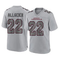 A.Cardinals #22 Tyler Allgeier Player Gray Atmosphere Fashion Home Game Edoa Stitched Jerseys