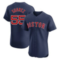 B.Red Sox #55 Ranger Su¨¢rez Player Navy Limited Elite Home Game Edoa Stitched Jerseys